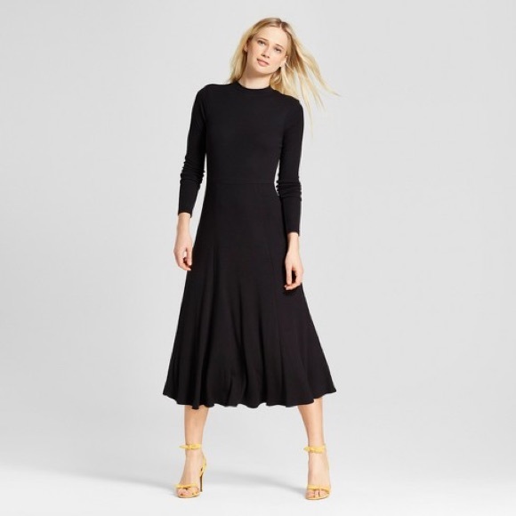 Who What Wear Dresses & Skirts - ❌SOLD | Who What Wear Black Ribbed Long Midi Dress